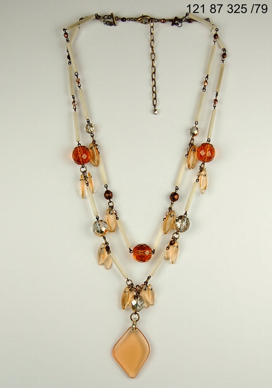 3 pcs Jewelry piece with Czech Glass Beads (OUTLET Vintage)