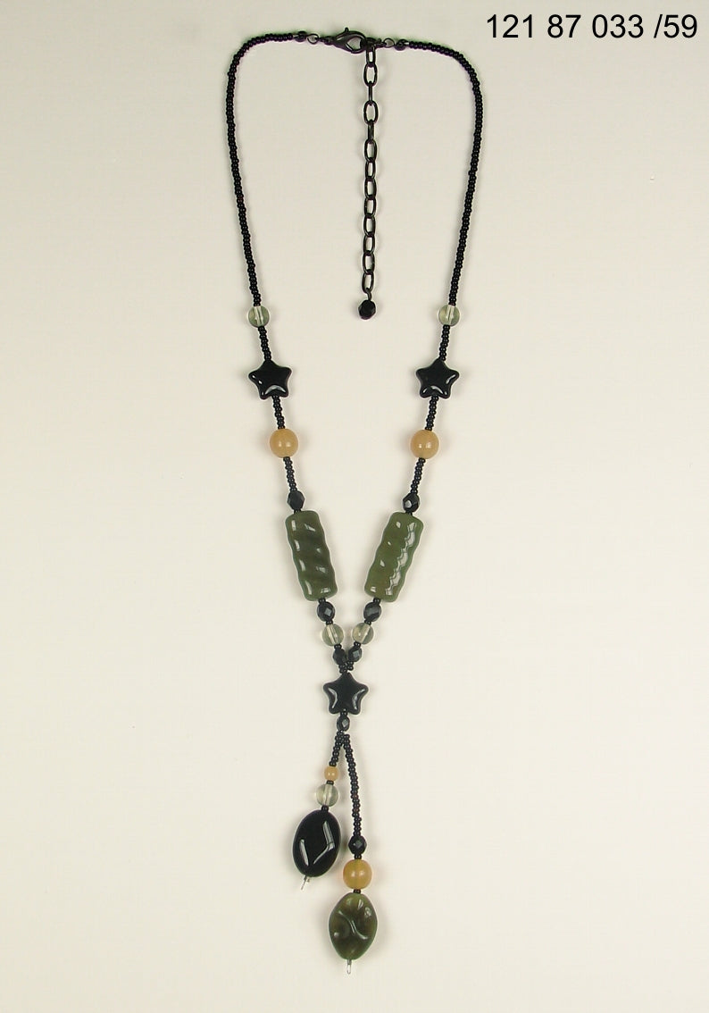 3 pcs Jewelry piece with Czech Glass Beads (OUTLET Vintage)