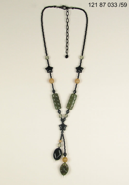 3 pcs Jewelry piece with Czech Glass Beads (OUTLET Vintage)