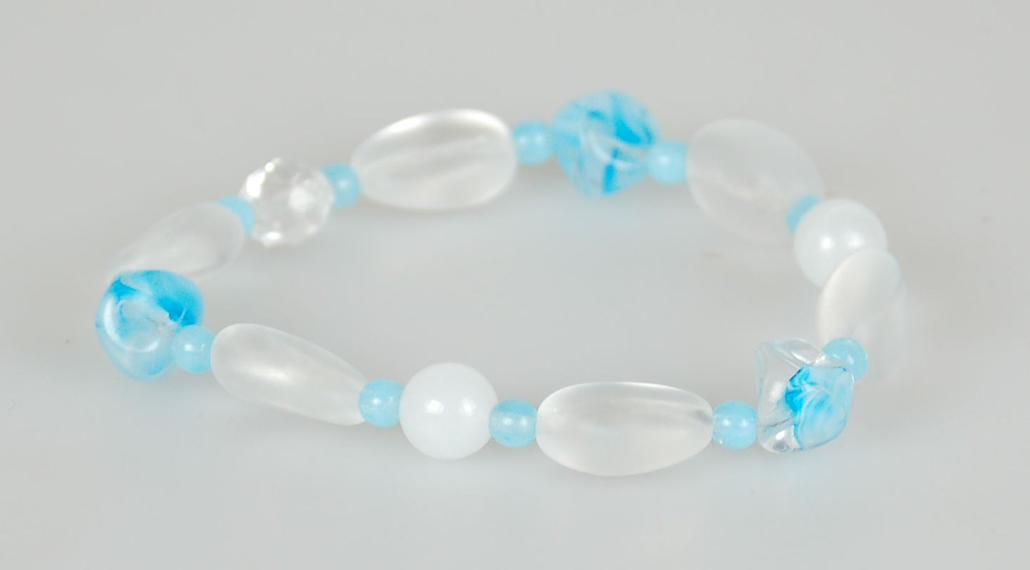 3 pcs Jewelry piece with Czech Glass Beads (OUTLET Vintage)