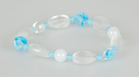 3 pcs Jewelry piece with Czech Glass Beads (OUTLET Vintage)