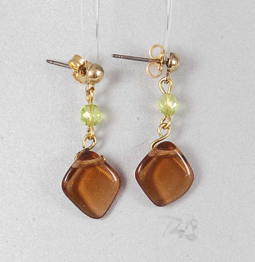 3 pcs Jewelry piece with Czech Glass Beads (OUTLET Vintage)