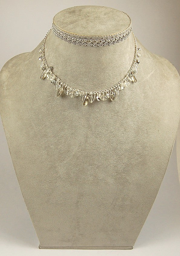 3 pcs Jewelry piece with Czech Glass Beads (OUTLET Vintage)