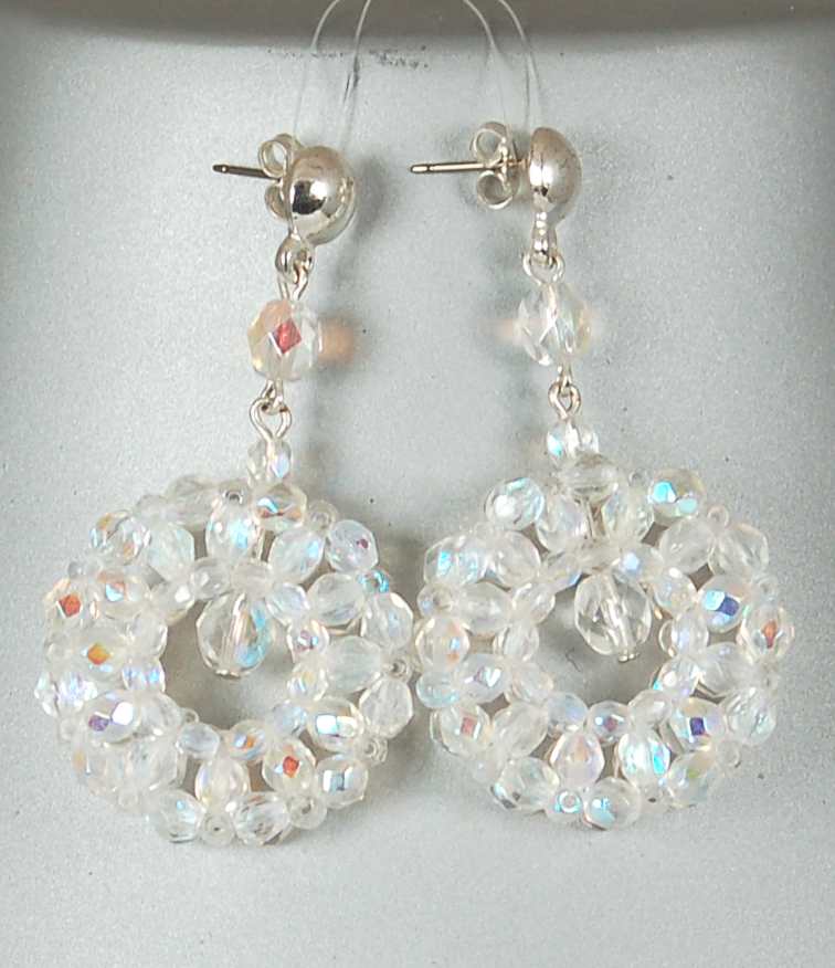 3 pcs Jewelry piece with Czech Glass Beads (OUTLET Vintage)