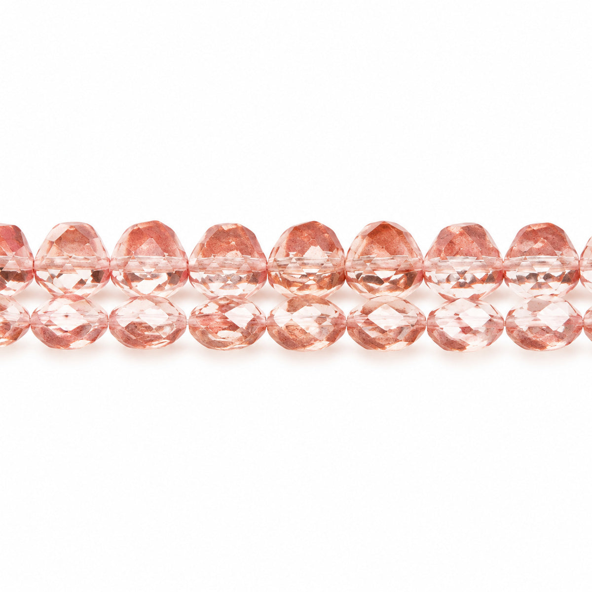 Special Cut Faceted Fire Polished Beads, Transparent Pink (70110), Glass, Czech Republic
