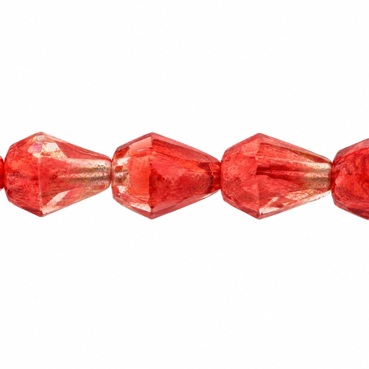 Faceted Fire Polished Beads Special Cut, X1228 (x1228), Glass, Czech Republic