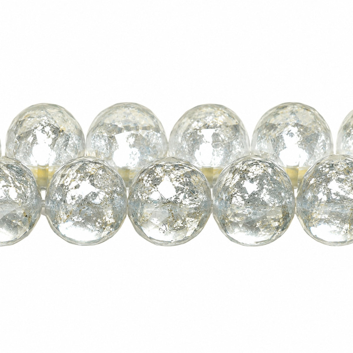 Drop Beads, Transparent Blue Terracotta Silver (30010-15481), Glass, Czech Republic