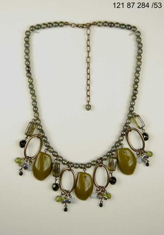 3 pcs Jewelry piece with Czech Glass Beads (OUTLET Vintage)