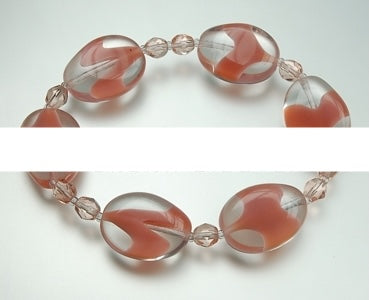 3 pcs Jewelry piece with Czech Glass Beads (OUTLET Vintage)