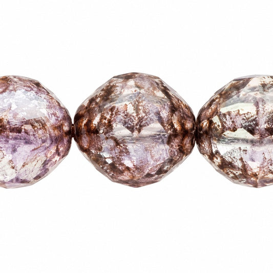 Wasp Special Cut Faceted Fire Polished Beads, X3134 Bronze (x3134-14415), Glass, Czech Republic