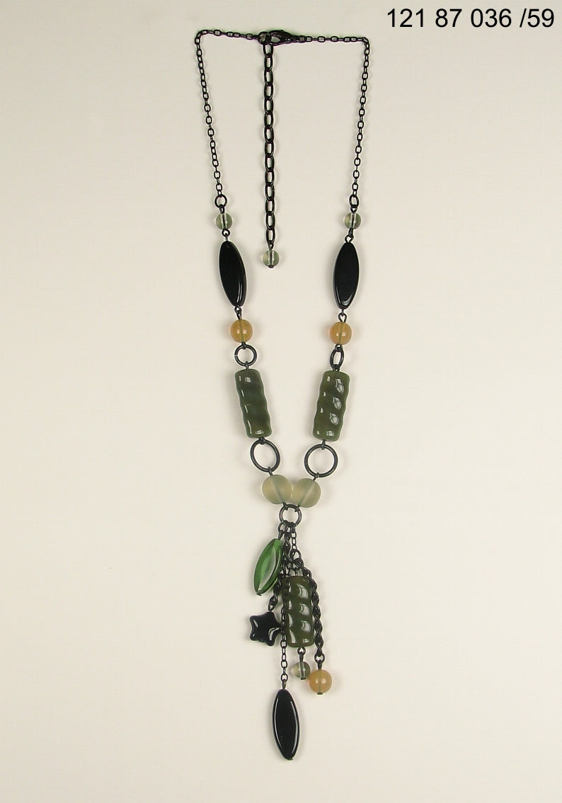 3 pcs Jewelry piece with Czech Glass Beads (OUTLET Vintage)