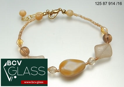 3 pcs Jewelry piece with Czech Glass Beads (OUTLET Vintage)