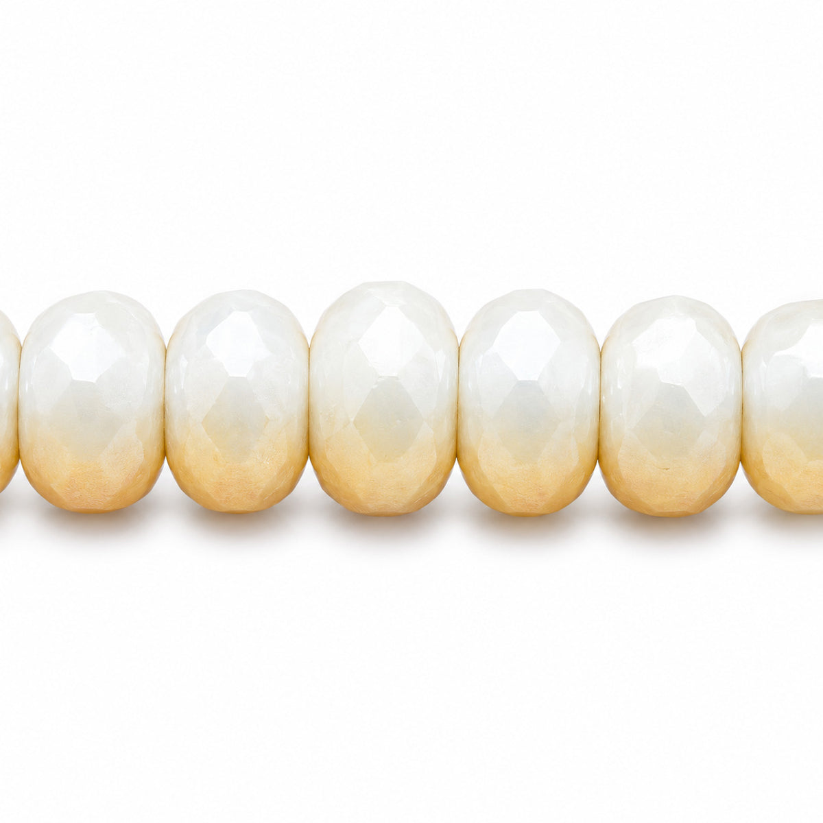 Special Cut Faceted Fire Polished Beads, Opal White (01000), Glass, Czech Republic