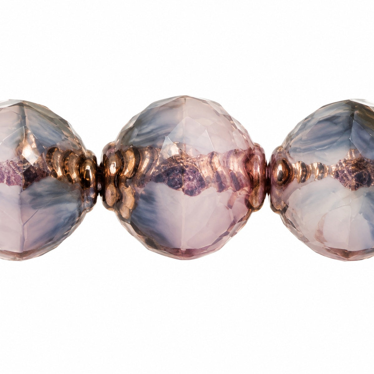 Wasp Special Cut Faceted Fire Polished Beads, X1542 Bronze (x1542-14415), Glass, Czech Republic