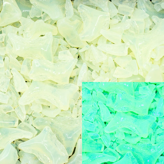 OUTLET 50 grams Glass Crumbs, size mix, Opal Yellow (), Glass, Czech Republic