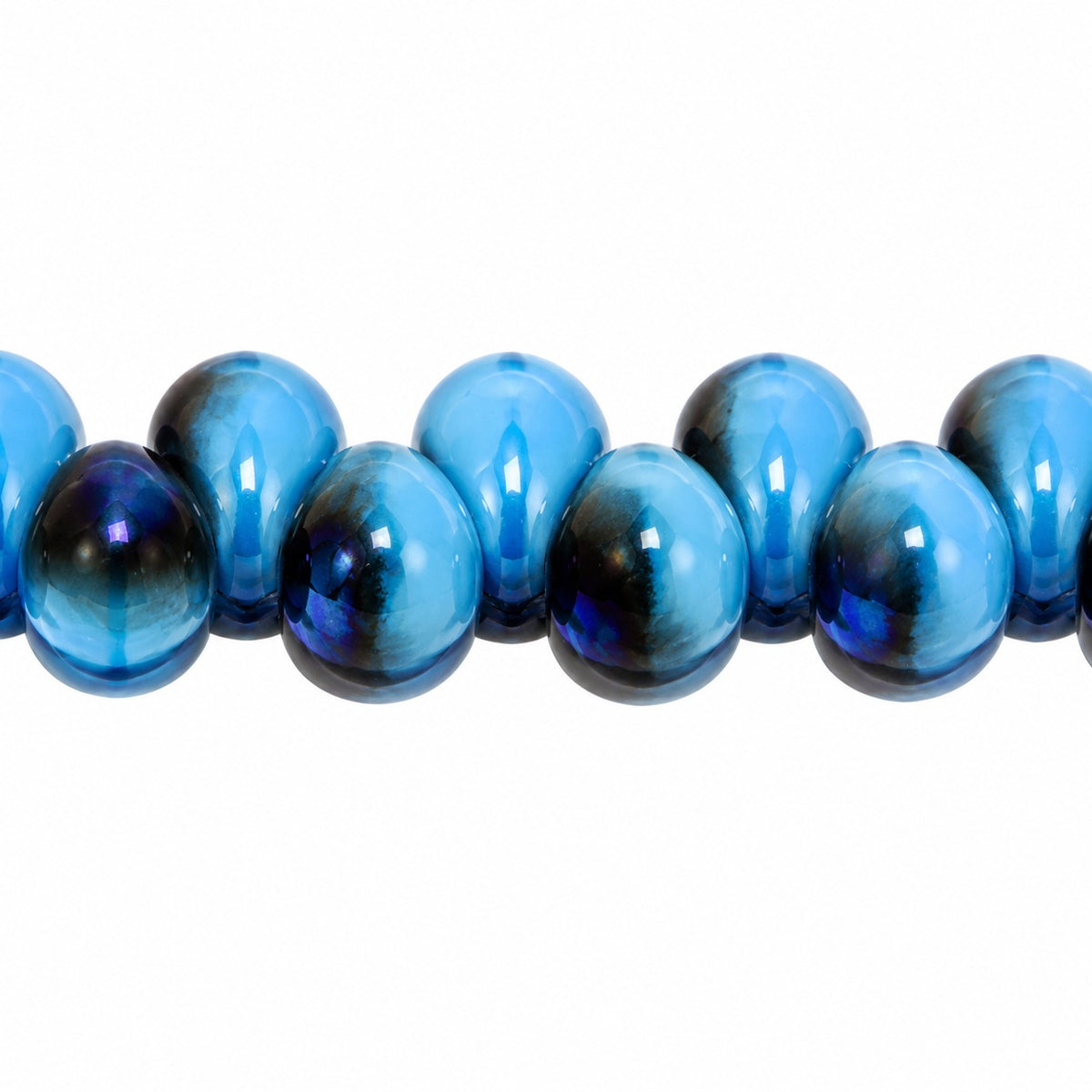 Drop Beads, Turquise 22201 (64020-22201), Glass, Czech Republic
