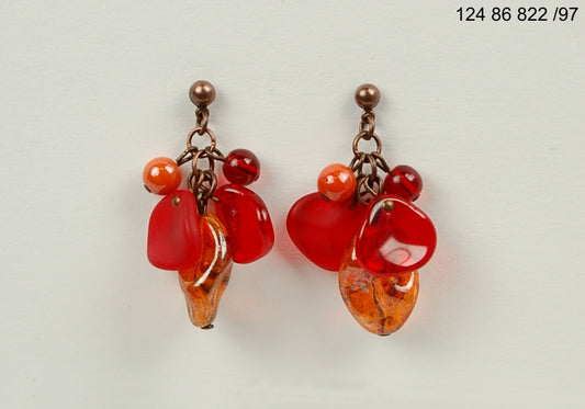 3 pcs Jewelry piece with Czech Glass Beads (OUTLET Vintage)