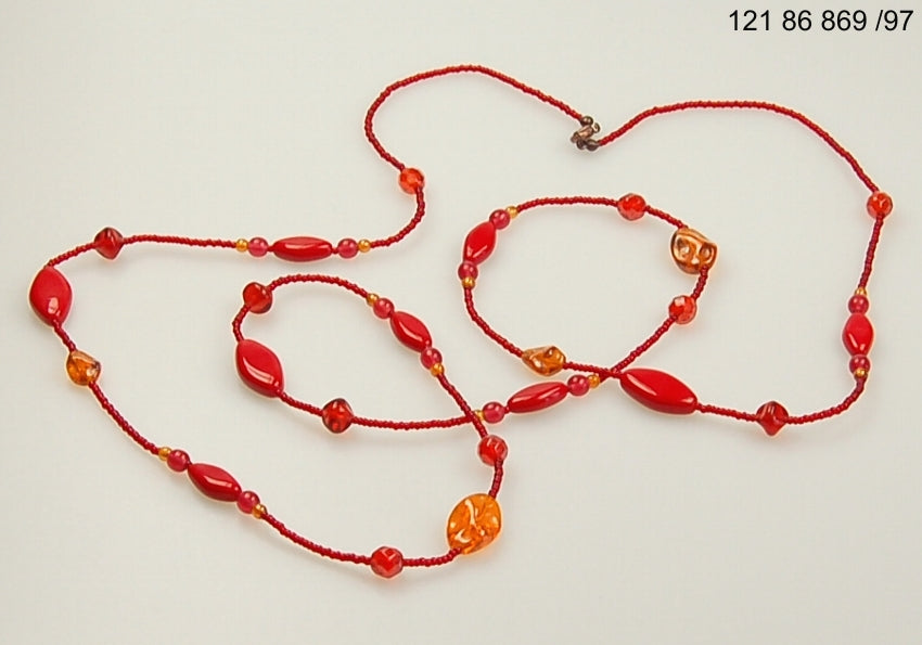 3 pcs Jewelry piece with Czech Glass Beads (OUTLET Vintage)