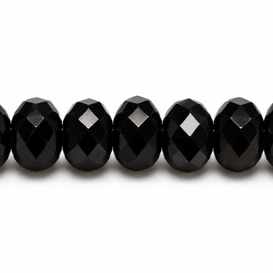Special Cut Faceted Fire Polished Beads, Striped Dark Brown (26117), Glass, Czech Republic