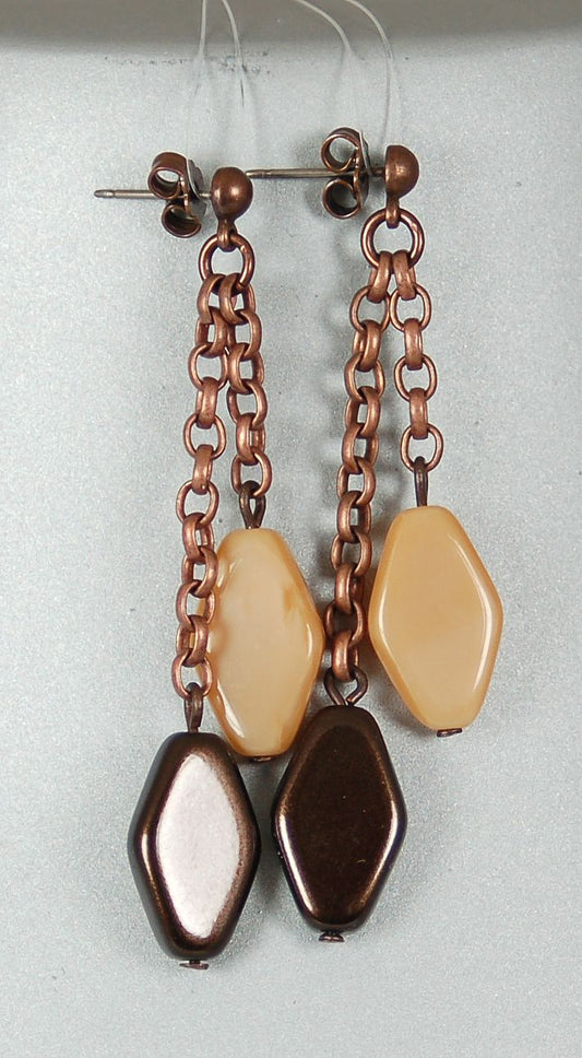 3 pcs Jewelry piece with Czech Glass Beads (OUTLET Vintage)