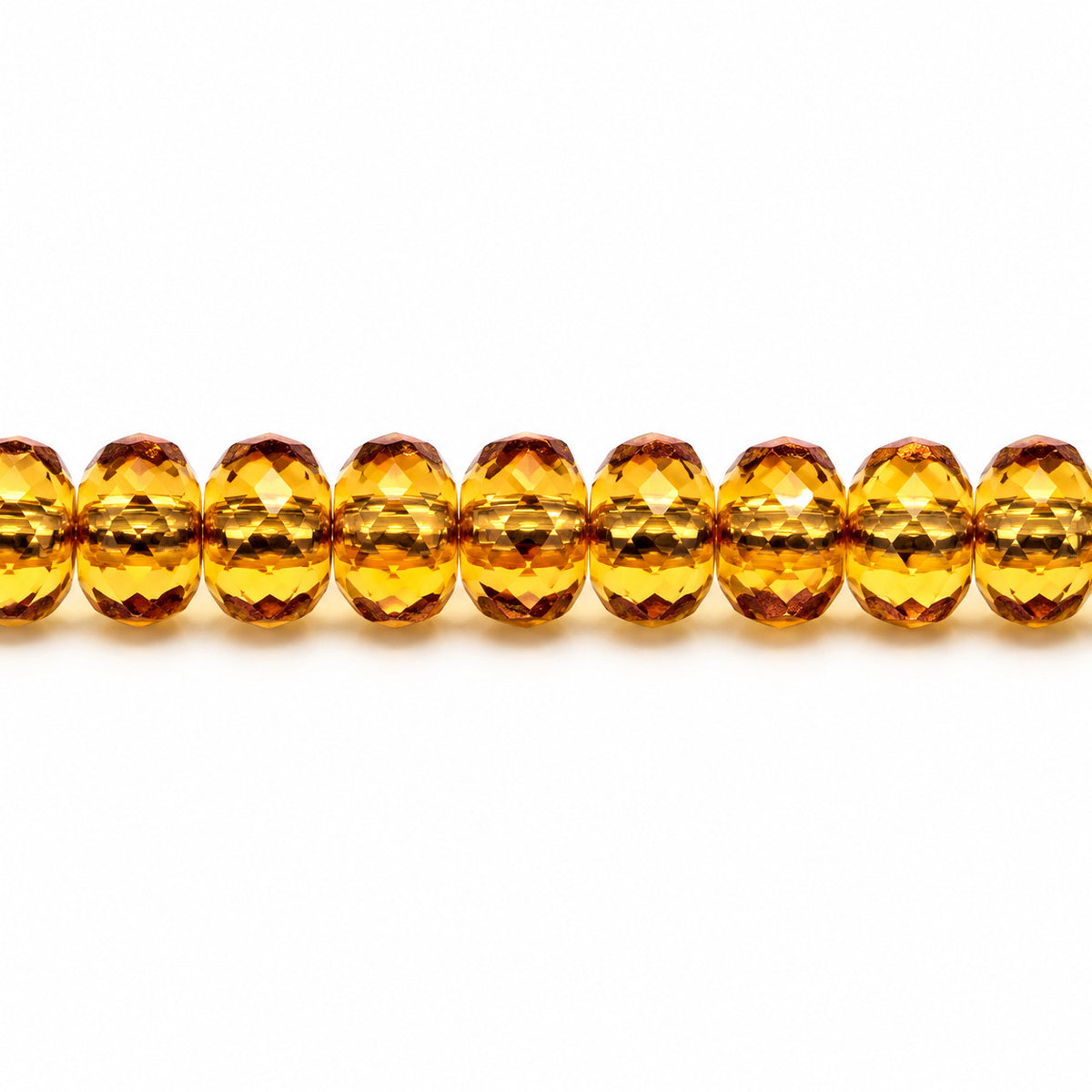 Special Cut Faceted Fire Polished Beads, Transparent Orange (10060), Glass, Czech Republic