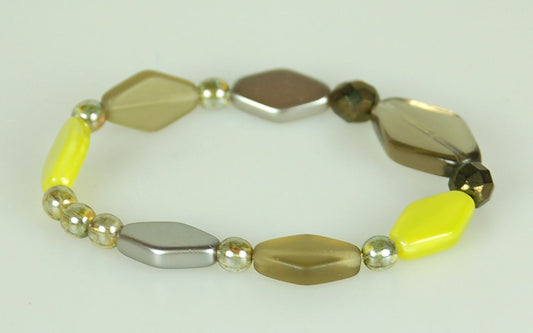 3 pcs Jewelry piece with Czech Glass Beads (OUTLET Vintage)