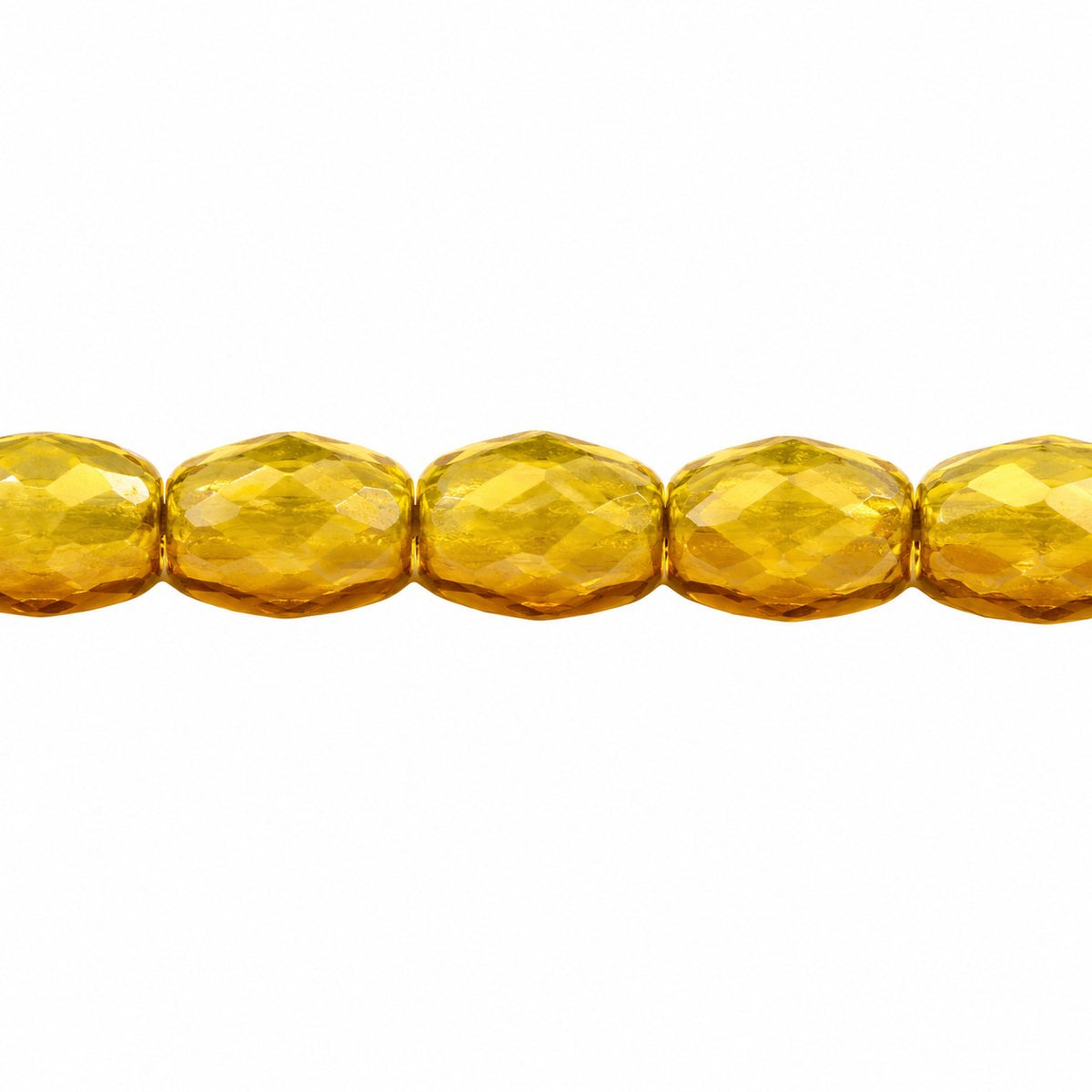Oval Faceted Beads, Beige (13020), Glass, Czech Republic