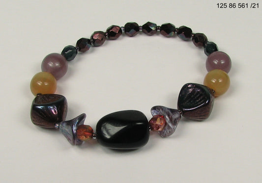 3 pcs Jewelry piece with Czech Glass Beads (OUTLET Vintage)