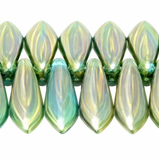 Dagger Beads, X1143 (x1143), Glass, Czech Republic
