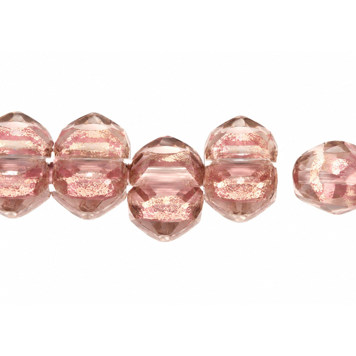 3-Hole Pressed Beads, 57201 (57201), Glass, Czech Republic