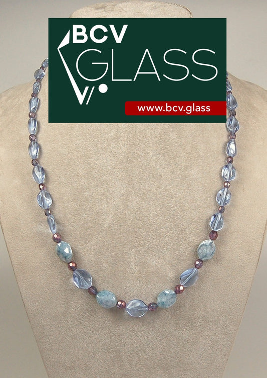 3 pcs Jewelry piece with Czech Glass Beads (OUTLET Vintage)