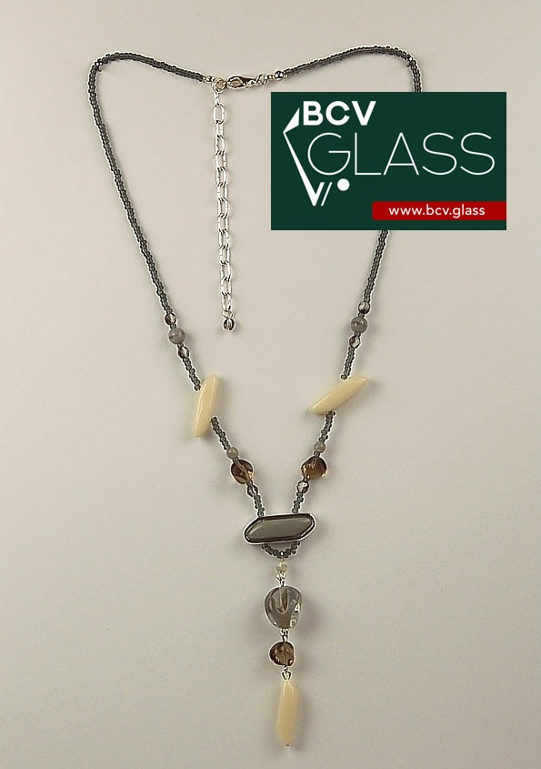 3 pcs Jewelry piece with Czech Glass Beads (OUTLET Vintage)