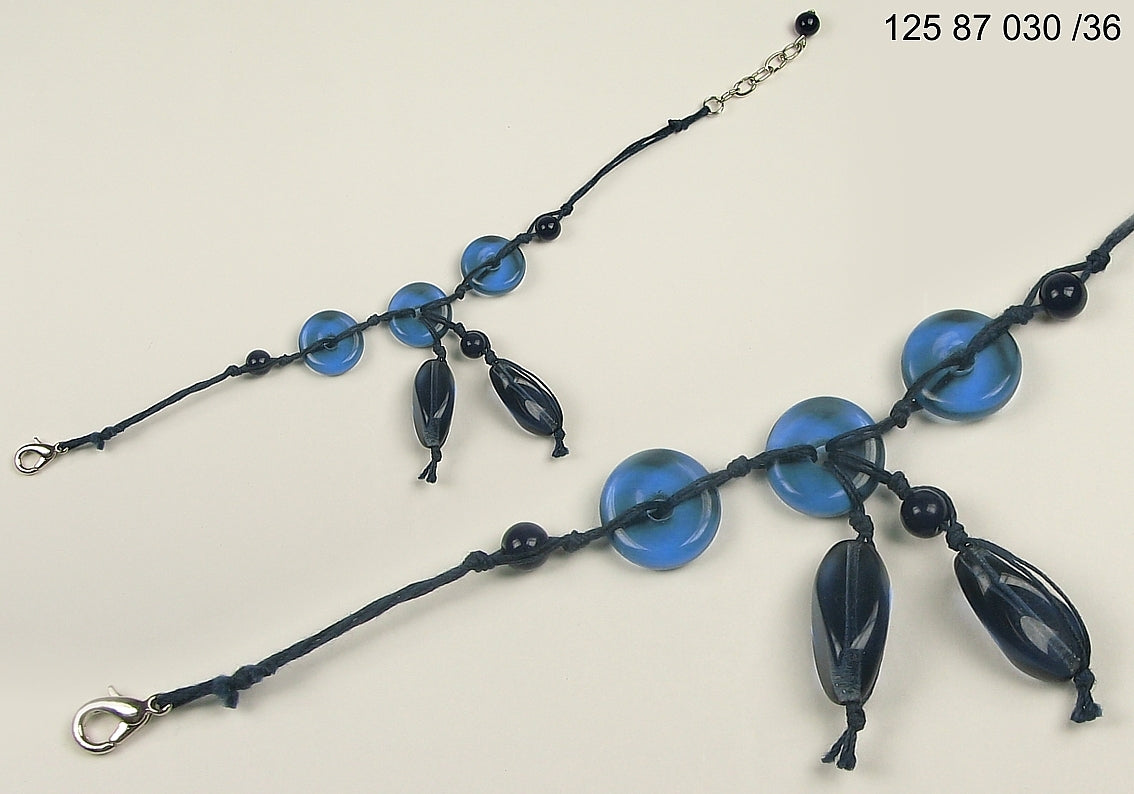 3 pcs Jewelry piece with Czech Glass Beads (OUTLET Vintage)