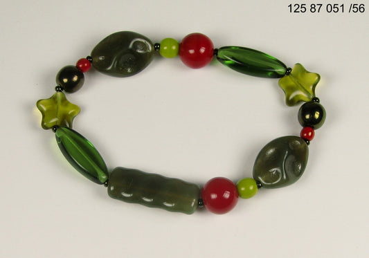 3 pcs Jewelry piece with Czech Glass Beads (OUTLET Vintage)