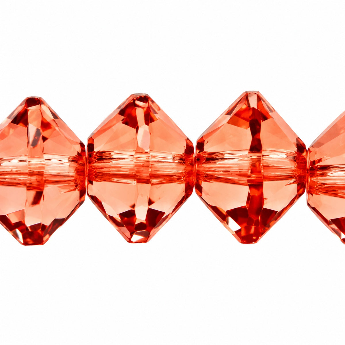 Special Cut Faceted Fire Polished Beads, Transparent Pink (70120), Glass, Czech Republic