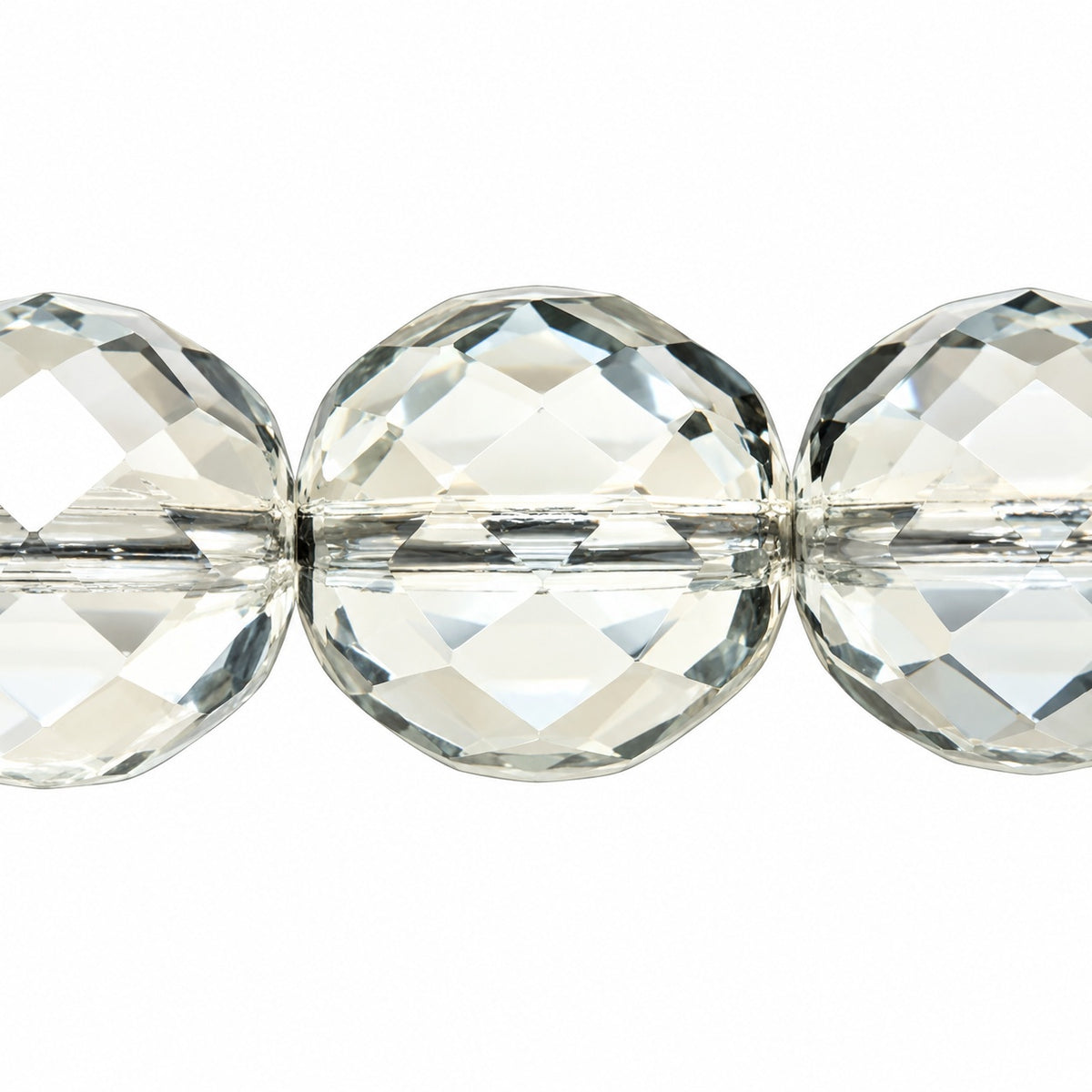 Faceted Round Fire Polished Beads, Crystal Gray Blue Shade (00030-23701), Glass, Czech Republic