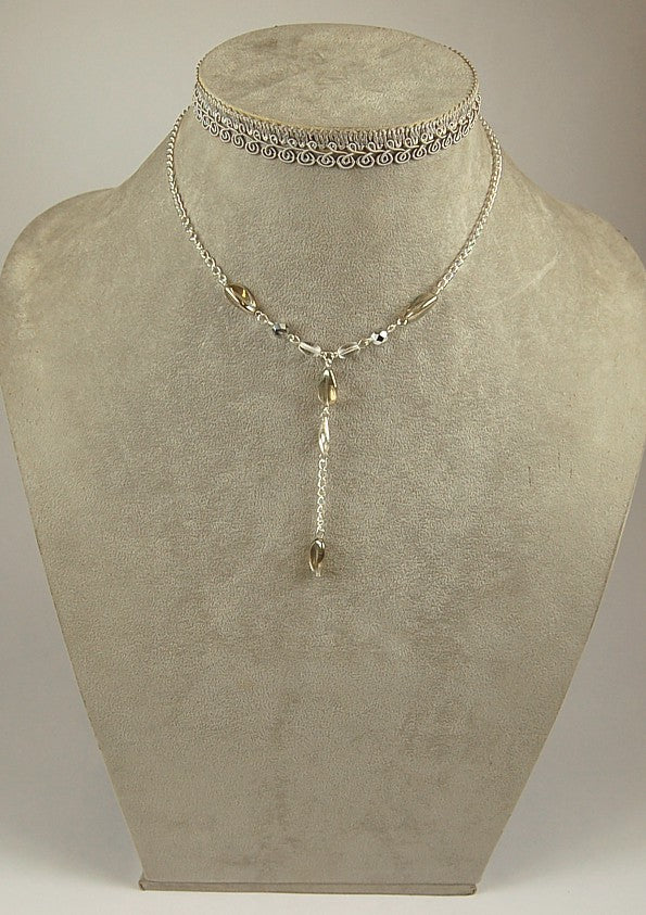 3 pcs Jewelry piece with Czech Glass Beads (OUTLET Vintage)