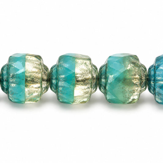 Cathedral Faceted Fire Polished Beads, X1024 Platin (x1024-13702), Glass, Czech Republic