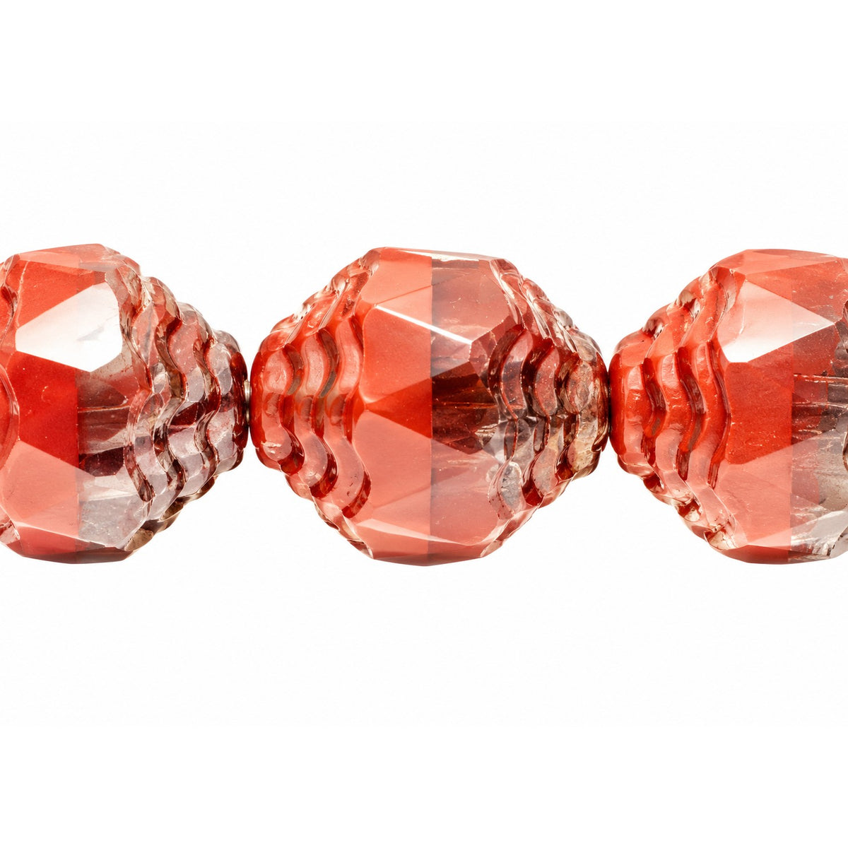 Special Cut Faceted Fire Polished Beads, X1159 (x1159), Glass, Czech Republic