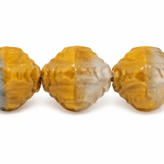 Wasp Special Cut Faceted Fire Polished Beads, X1132 (x1132), Glass, Czech Republic