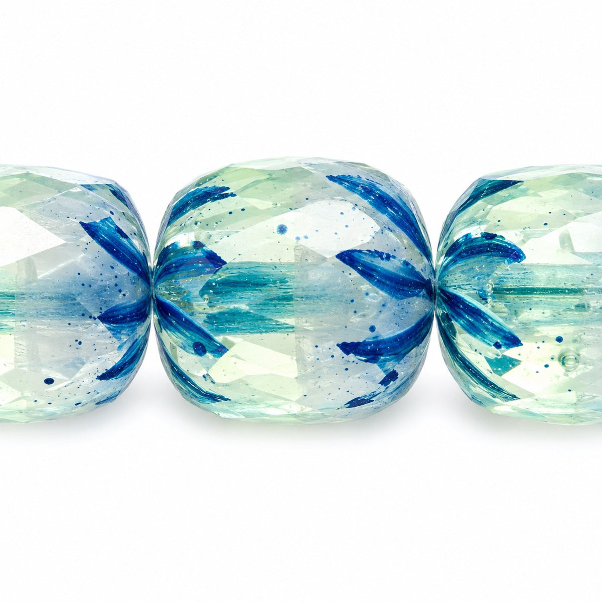 Fire Polished Faceted Cathedral Beads, X1136 47530 (x1136-47530), Glass, Czech Republic