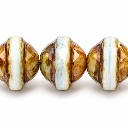 Faceted Special Cut Beads Ufo, X3122 Stain Strong (x3122-86805), Glass, Czech Republic