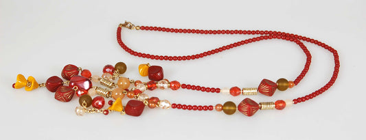 3 pcs Jewelry piece with Czech Glass Beads (OUTLET Vintage)