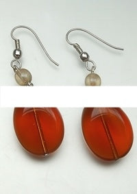 3 pcs Jewelry piece with Czech Glass Beads (OUTLET Vintage)