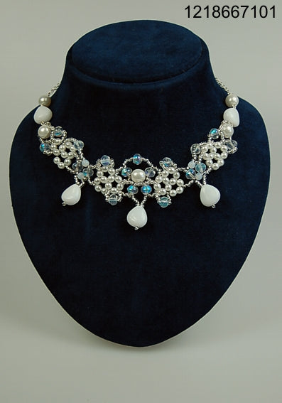 3 pcs Jewelry piece with Czech Glass Beads (OUTLET Vintage)