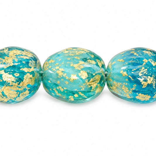 Small Shell Beads, Lg001 47901 (lg001-47901), Glass, Czech Republic