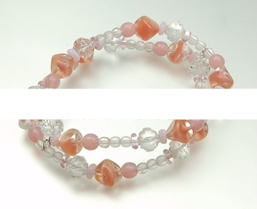 3 pcs Jewelry piece with Czech Glass Beads (OUTLET Vintage)