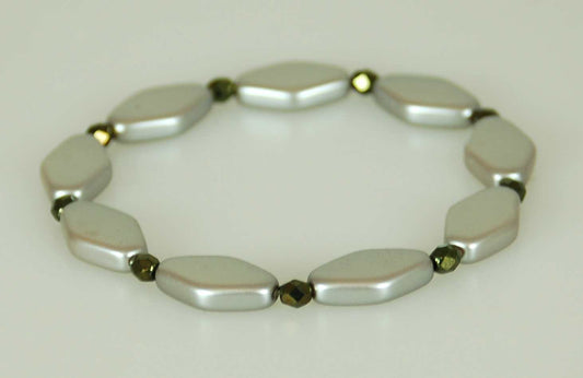 3 pcs Jewelry piece with Czech Glass Beads (OUTLET Vintage)