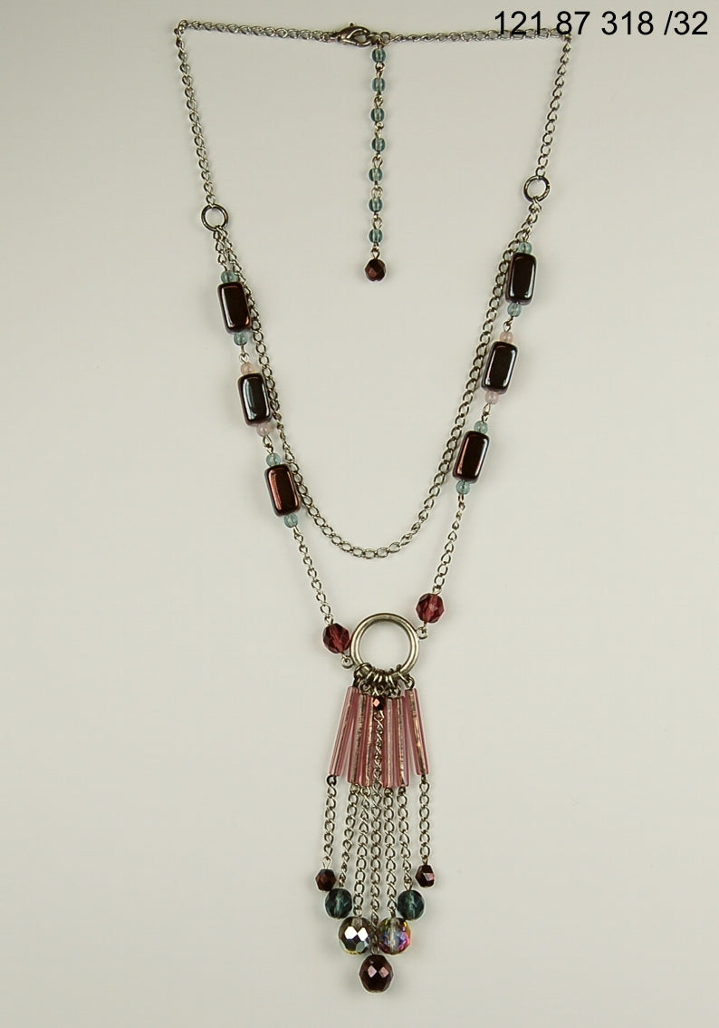 3 pcs Jewelry piece with Czech Glass Beads (OUTLET Vintage)