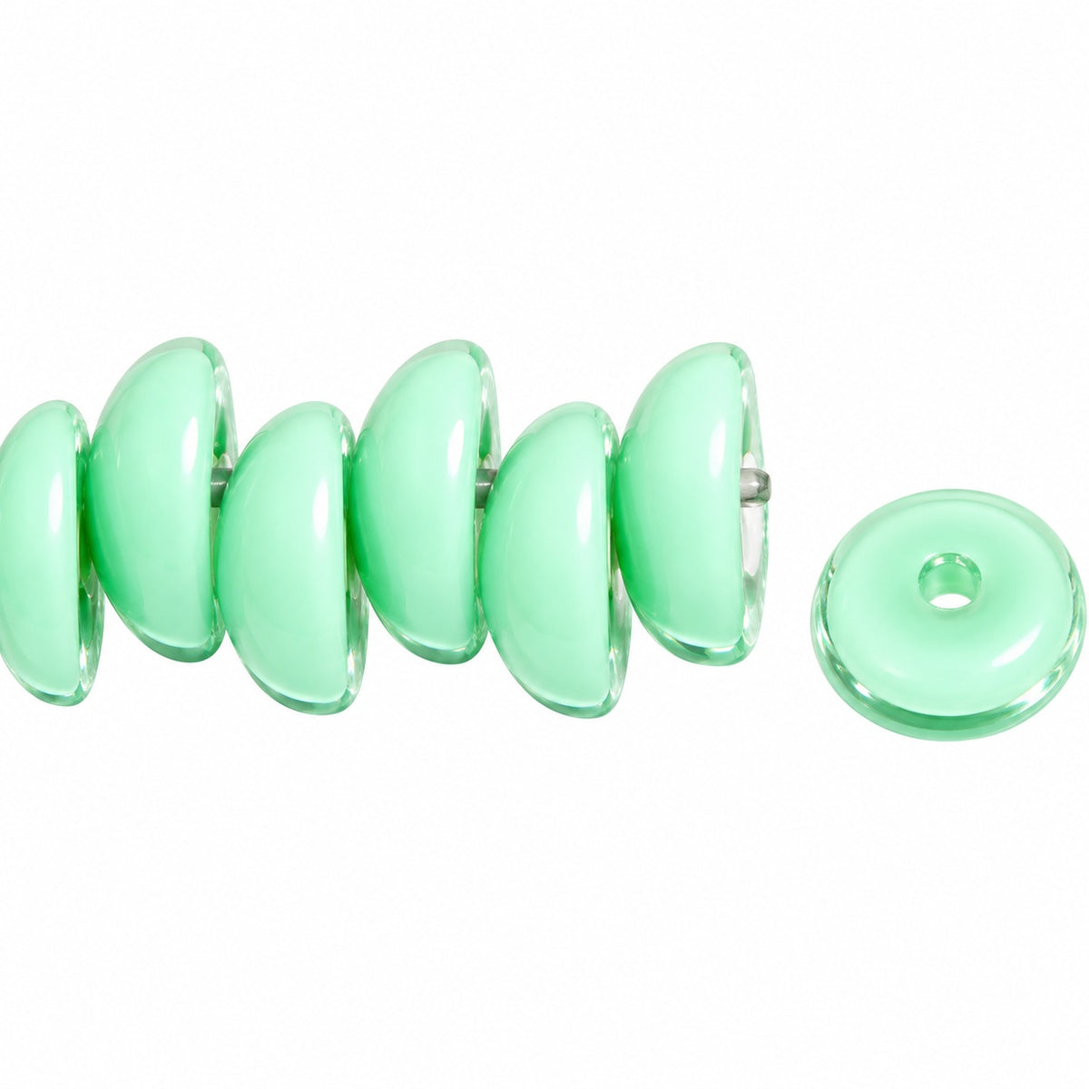 Piggy Beads, Turquise (63110), Glass, Czech Republic